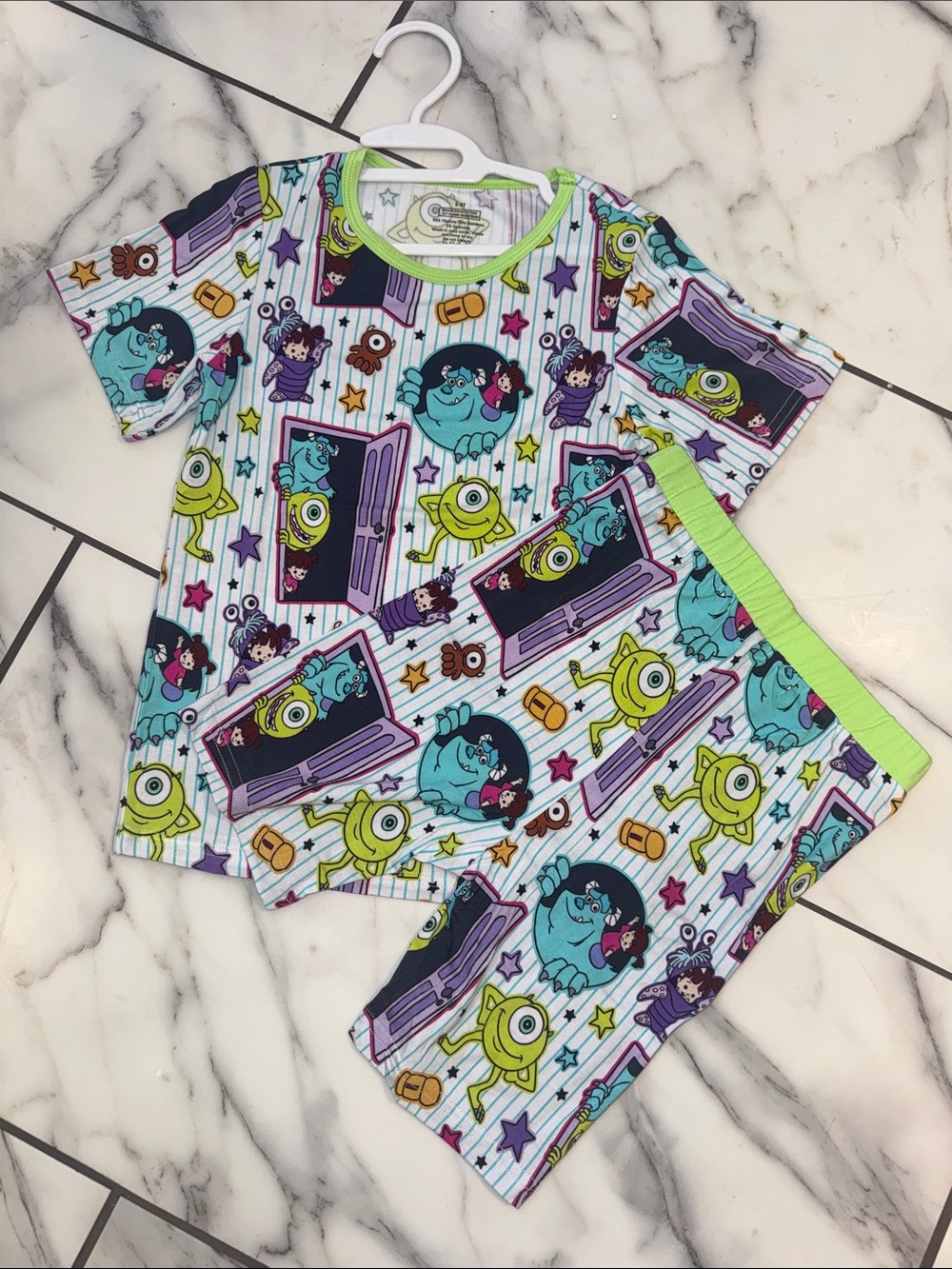 Monsters Inc. Bamboo Pajama Short Set Size 5